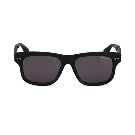 Rectangular Sunglasses with Black Acetate Frame
