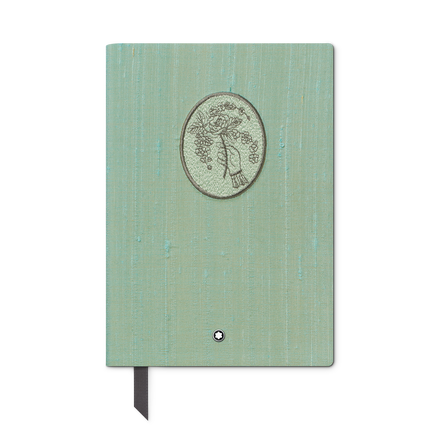 Notebook #146 small, Homage to Victoria and Albert, Green - Lined