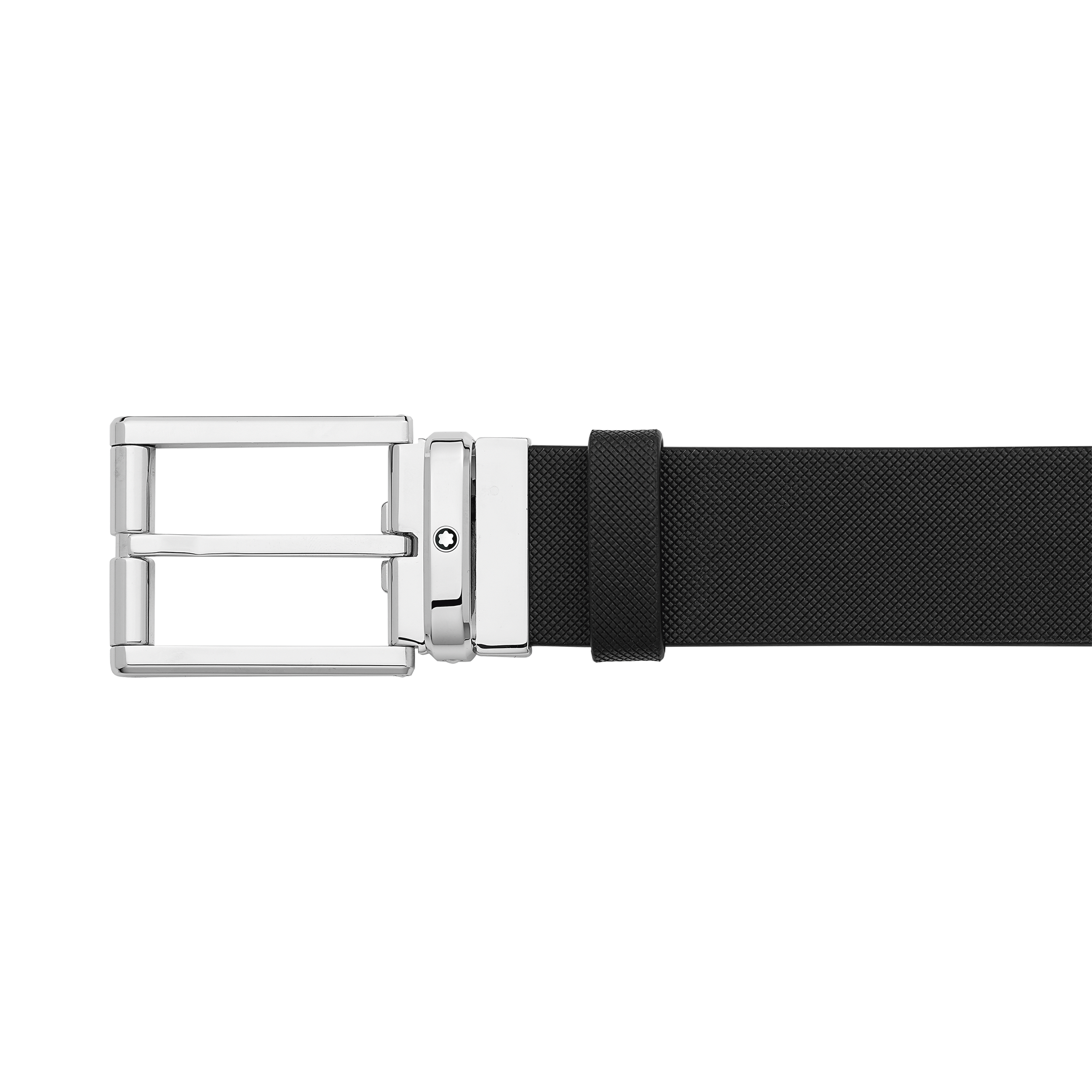 Rectangular 35&nbsp;mm Belt in Textured Leather