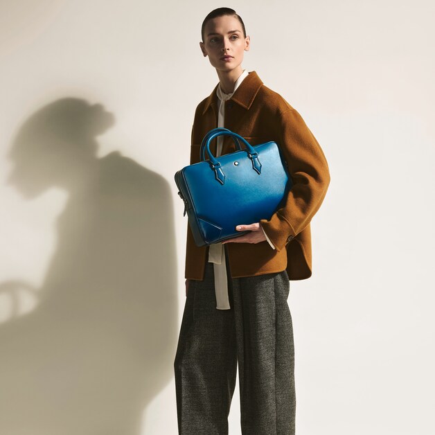 Medium Briefcase in Meisterstück Sfumato Leather - 6