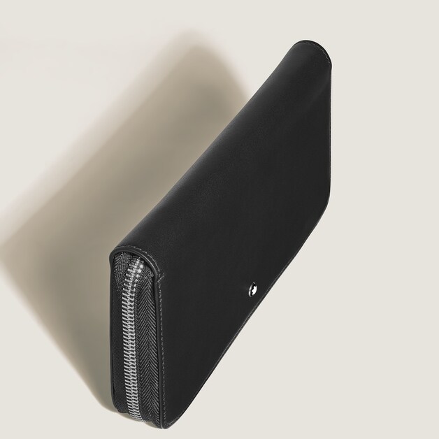 Continental Wallet 12cc with zip in Soft Leather - 4