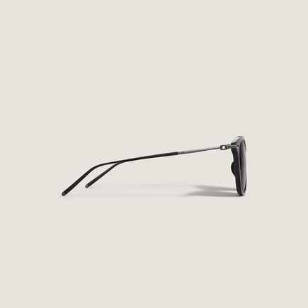 Rectangular Sunglasses with Black Acetate Frame