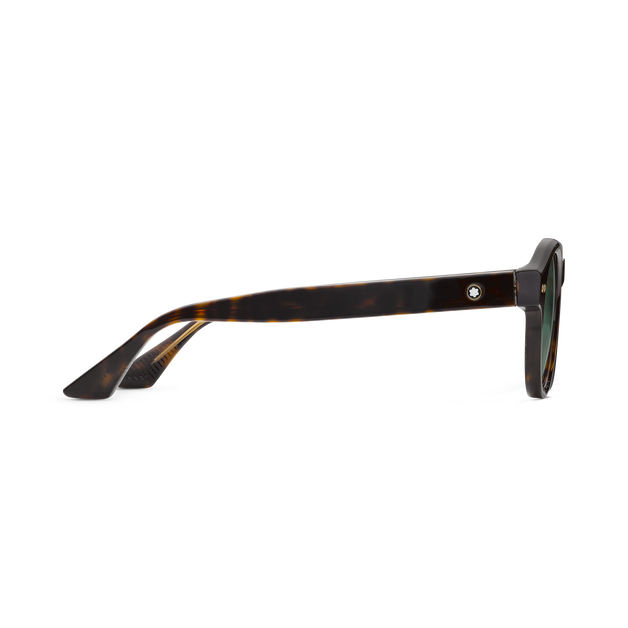 Round Sunglasses with Havana-Colored Acetate Frame - 2