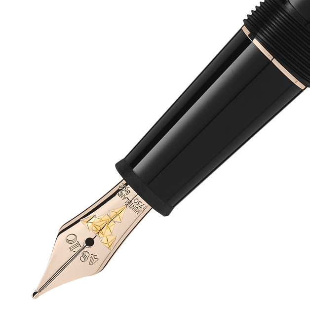 Meisterstück Doué Geometry Classique Pluma estilográfica con revestimiento en oro emblemático - 2