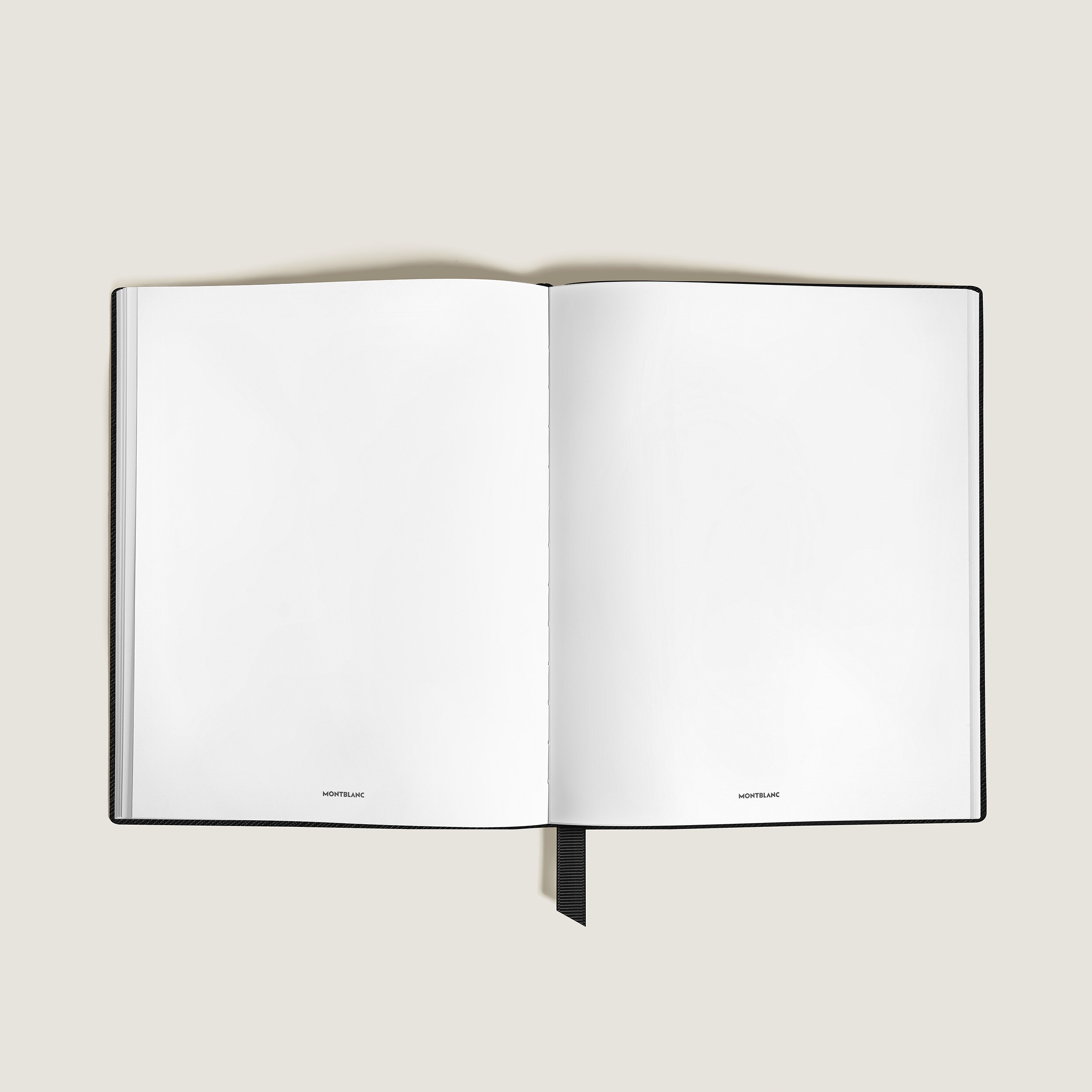 Large Notebook in Sartorial Leather, Blank Pages