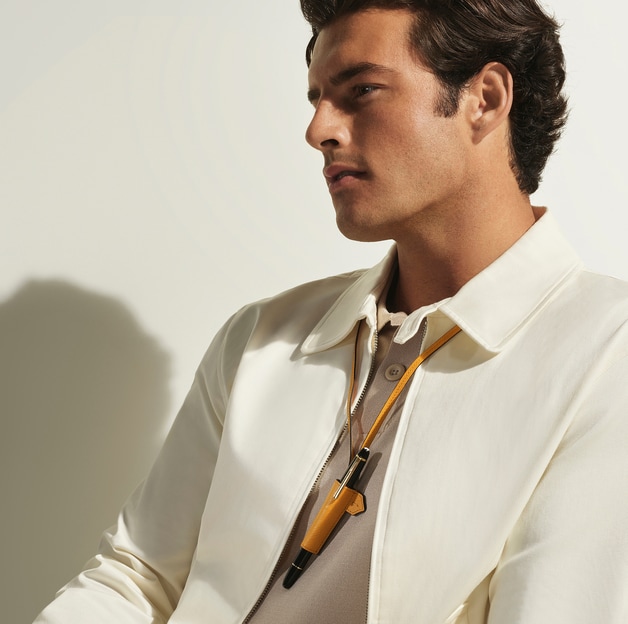 1 支裝書寫工具環扣項鍊，匠心皮革 - 2