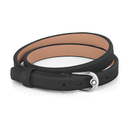 Bracelet horseshoe buckle black, adjustable size