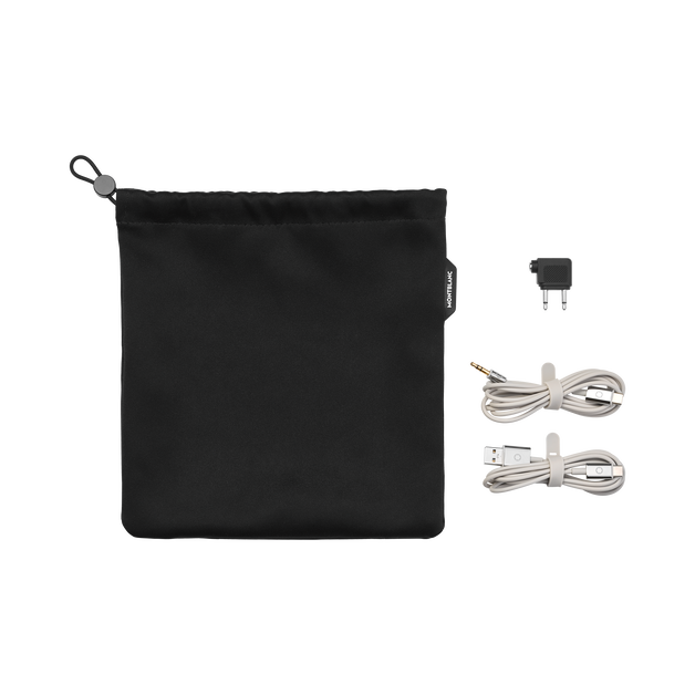 Gray Travel Set for Montblanc MB 01 Headphones - 1