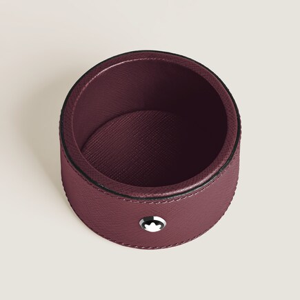 Desk Tray Small, Saffiano Leather, Cassis