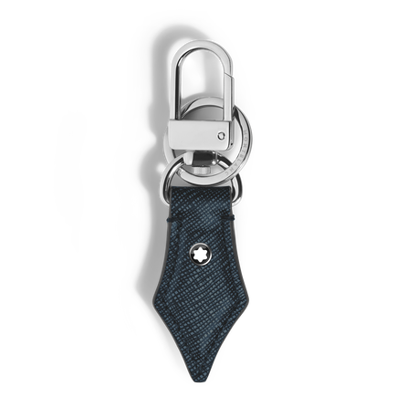Porte-Clés Plume en Cuir Sartorial