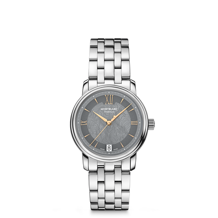 传统系列日期自动上链腕表 太空灰