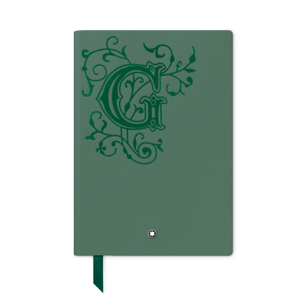 Notebook #146 small, Homage to Brothers Grimm, Green - Lined