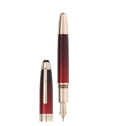 Meisterstück Calligraphy Solitaire Burgundy Lacquer Fountain Pen