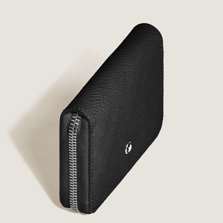 Mini Wallet 2cc with Zip in Sartorial Leather