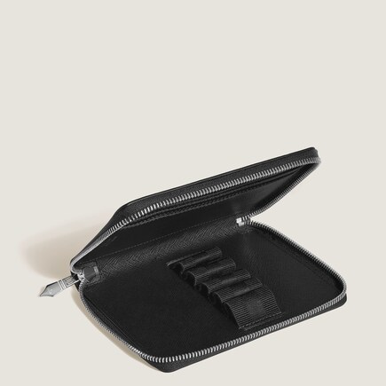 Sartorial 5 pen pouch with zip