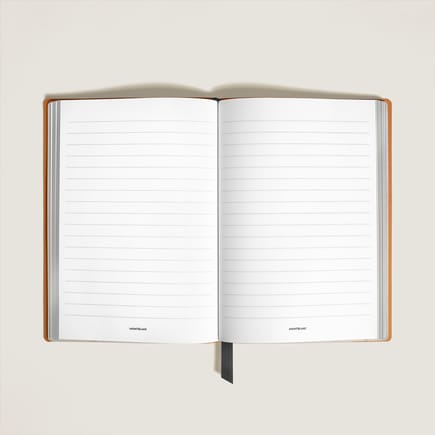 Medium Notebook in Sartorial Leather, Lined Pages