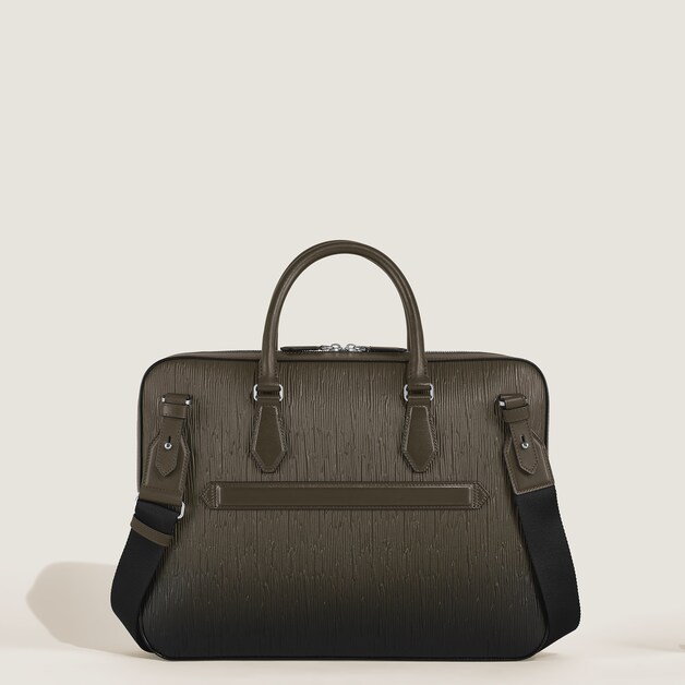 Thin Briefcase in Corteccia Sfumato Leather - 4