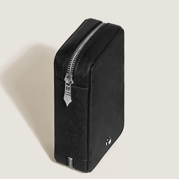 Étui pour 8 Instruments d'Écriture Zippé en Cuir Sartorial - 4