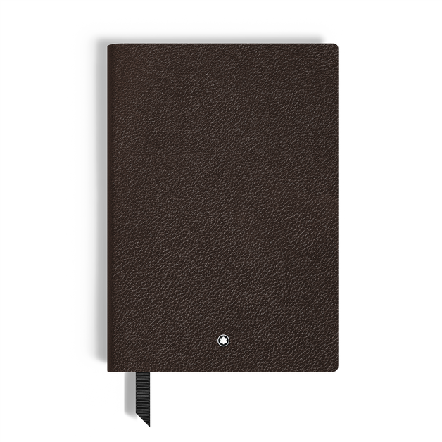 Medium Notebook, Grained Leather, Tobacco – Lined Pages - 1