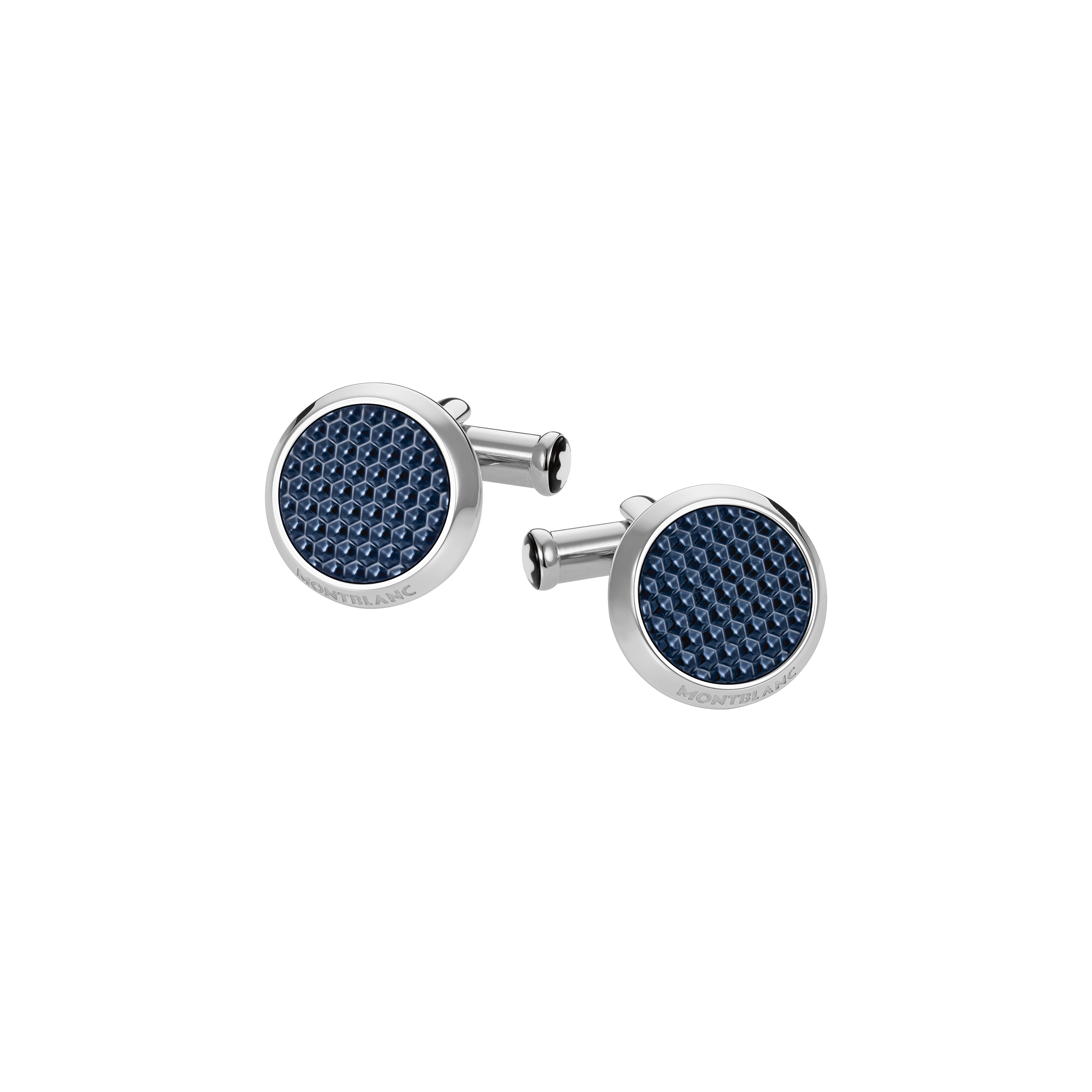 Meisterst&uuml;ck Cufflinks with Patterned Lacquer Inlay