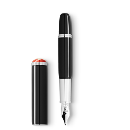 Montblanc Heritage Rouge et Noir "Baby" Special Edition Black Fountain Pen,  Montblanc Heritage Rouge et Noir "Baby" Special Edition Black Fountain Pen