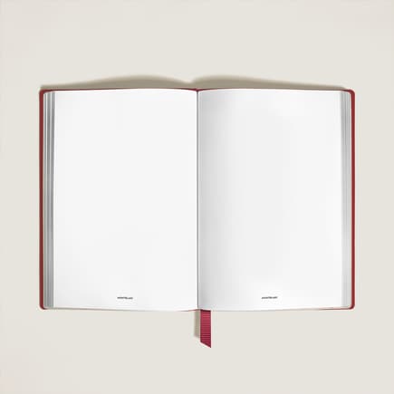 Medium Notebook in Sartorial Leather, Blank Pages