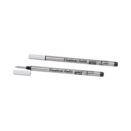 2 recambios para fineliner, Mystery Black (B)