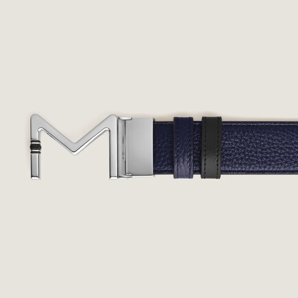 Meisterst&uuml;ck Buckle Midnight Blue/Black 35&nbsp;mm Reversible Leather Belt