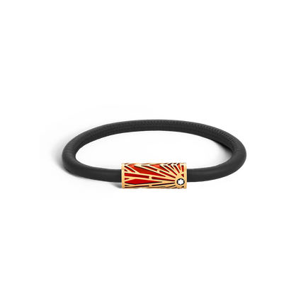 Bracelet de la collection Meisterstück The Origin en teinte corail