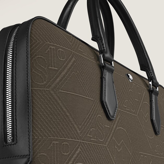 Thin Briefcase in 4810 Jaquard - 3