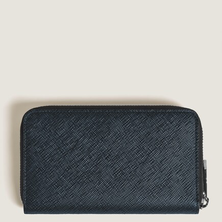 Sartorial Cartera mediana con cremallera para 12 tarjetas