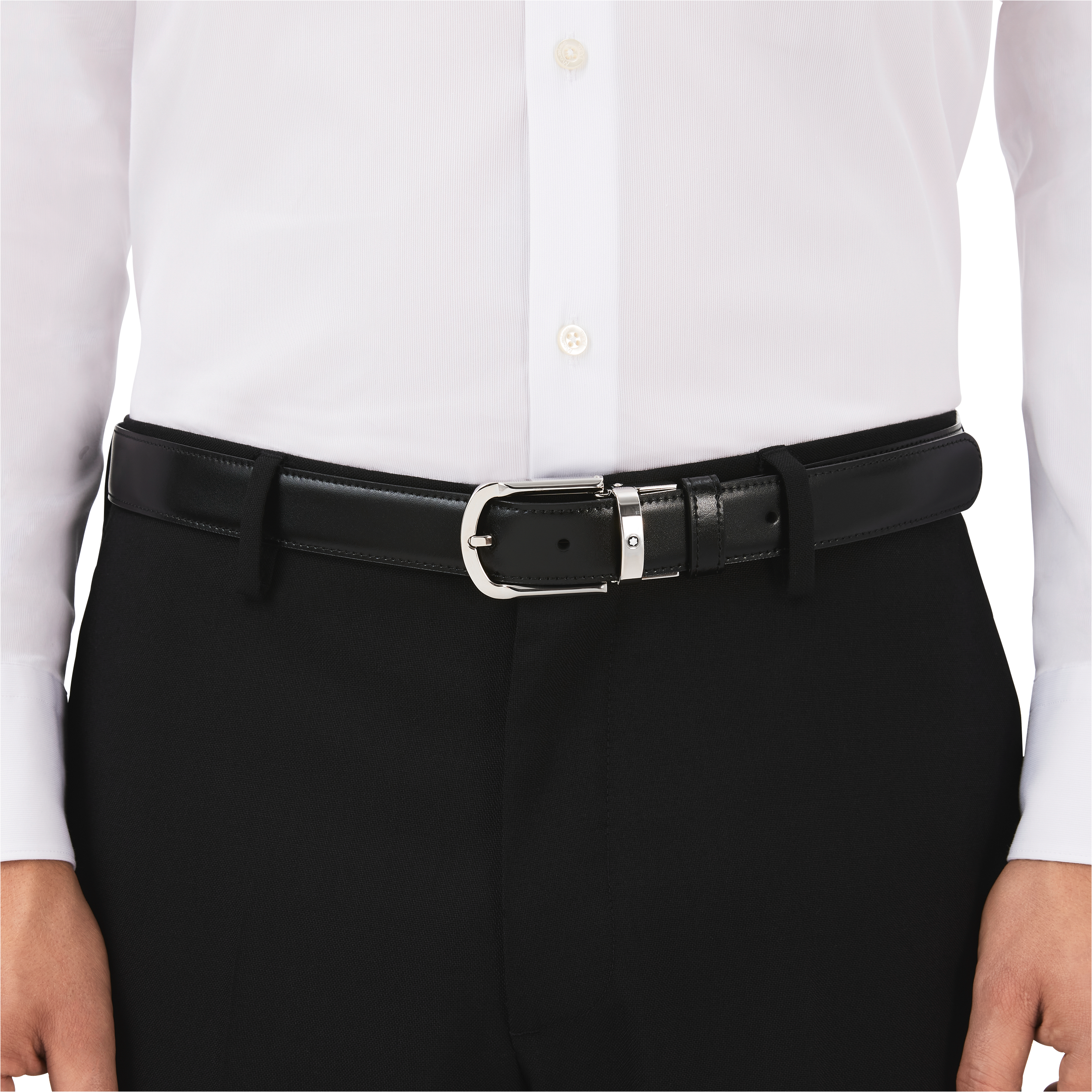 Horseshoe 30&nbsp;mm Reversible Belt in Leather