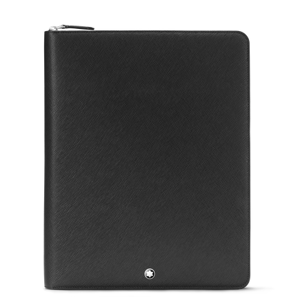 Porte-notes Zippé Moyen Format Sartorial Noir