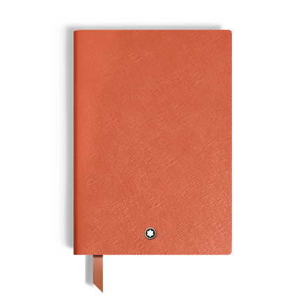 Notebook Medium, Cayenne Leather, Burgundy, Lined Pages