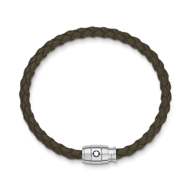 Pulsera mediana, piel suave, caqui - 2