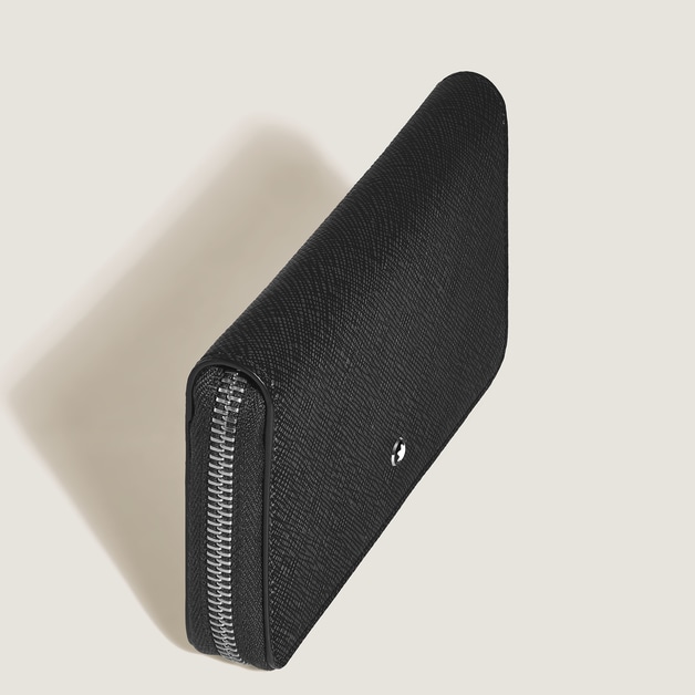 ミディアム ジップ式コンチネンタルウォレット 12cc サルトリアルレザー - 3