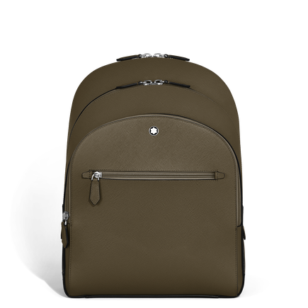 Medium Backpack with 3 Compartments in Sartorial Leather