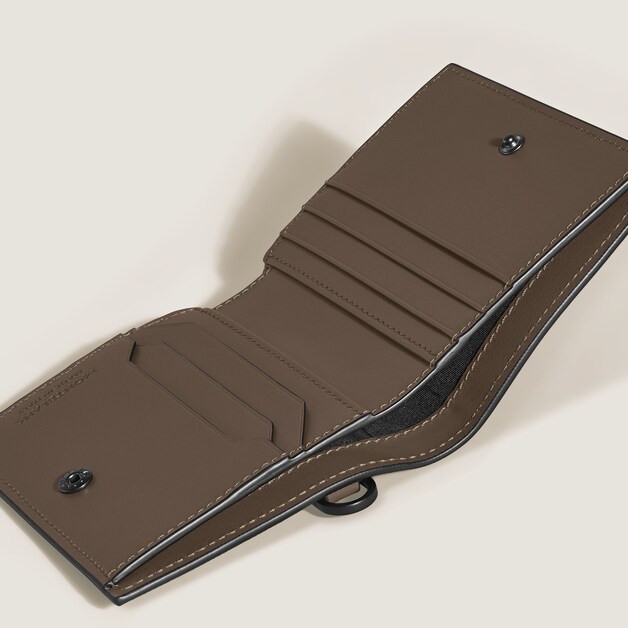 Compact Wallet 6cc in Extreme Leather - 3