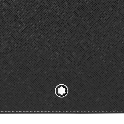 Black leather desk pad