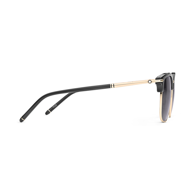 Rectangular Sunglasses with Black Colored Injected Frame (M) - 3