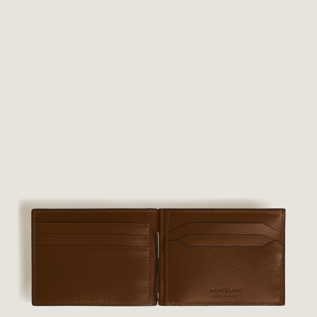 Wallet 6cc with Money Clip in Meisterstück Sfumato Leather - 6