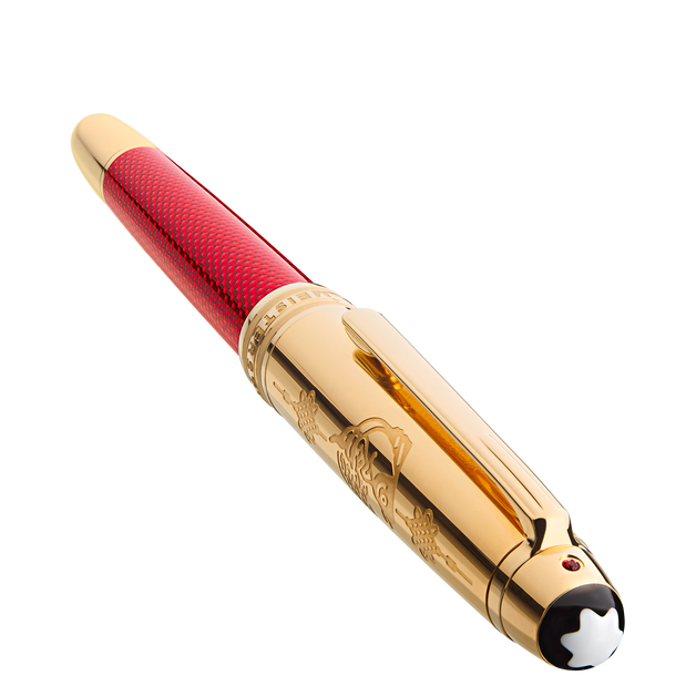 Meisterstück Solitaire Doué Red Hour Classique Fountain Pen F Special Edition - 4
