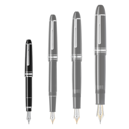 Meisterstück Platinum-Coated Homage to W.A. Mozart Fountain Pen (Small Size)