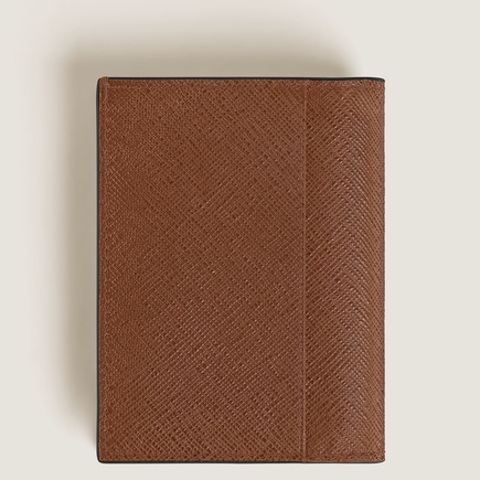 Mini Portefeuille 4cc en Cuir Sartorial