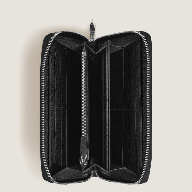 Continental Wallet 12cc with zip in Sartorial Leather - 4