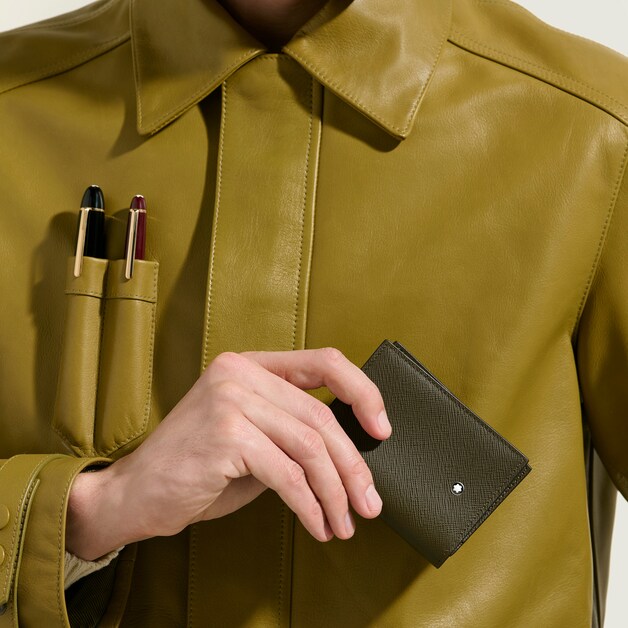 Kartenetui 4 cc aus Sartorial Leder - 2