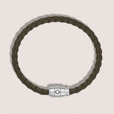 Bracelet Small, Soft Leather, Khaki