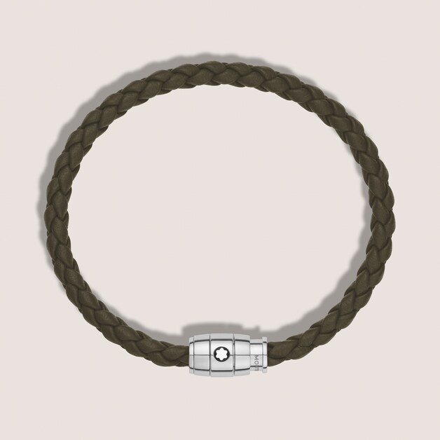 Bracelet Small, Soft Leather, Khaki - 3