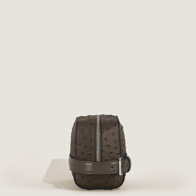 Neceser de Piel con Grabado Avestruz - 4