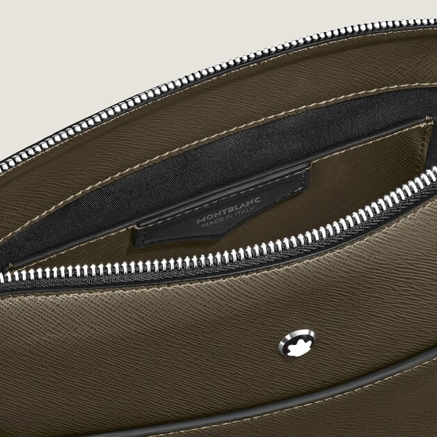 Vertical Belt Messenger Bag in Sartorial Leather - 4